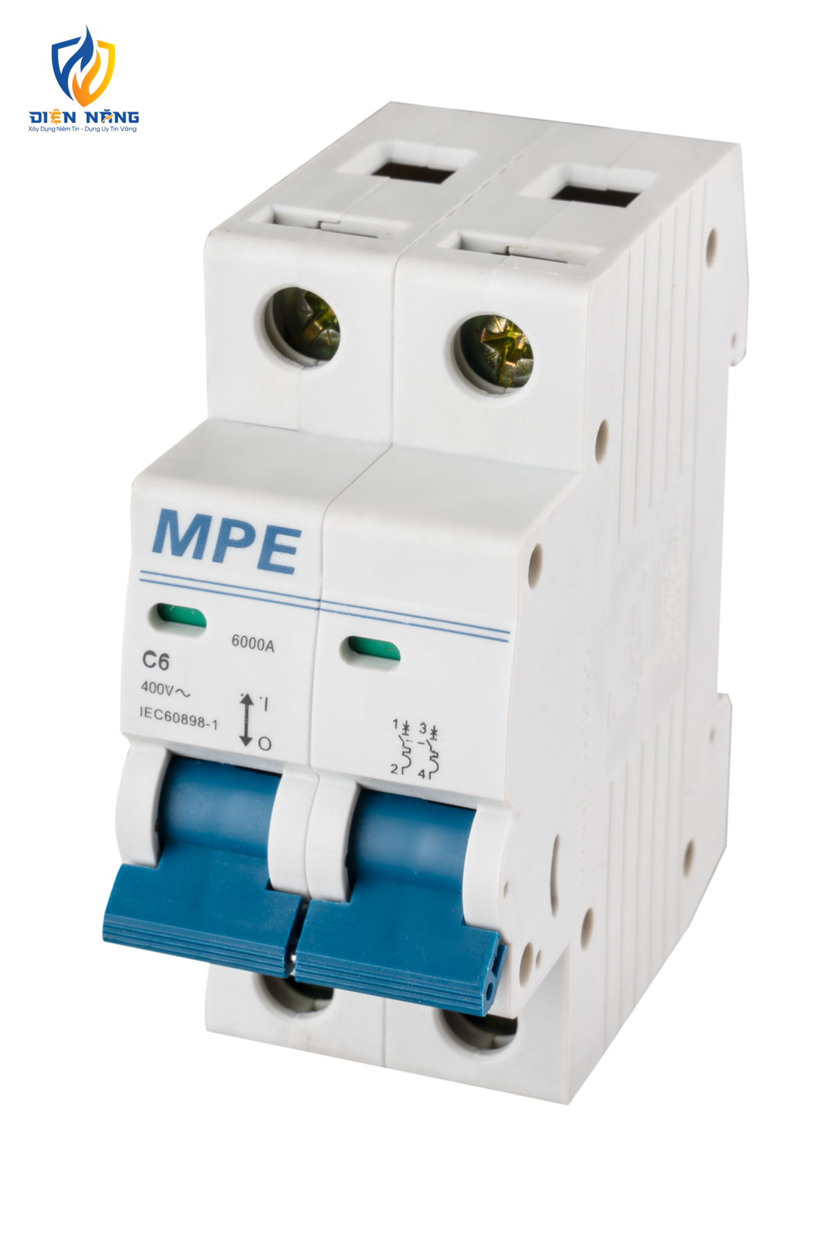 Cầu dao tự động MCB 2 cực, 6A, 6kA mã MP6-C206 - anh 2