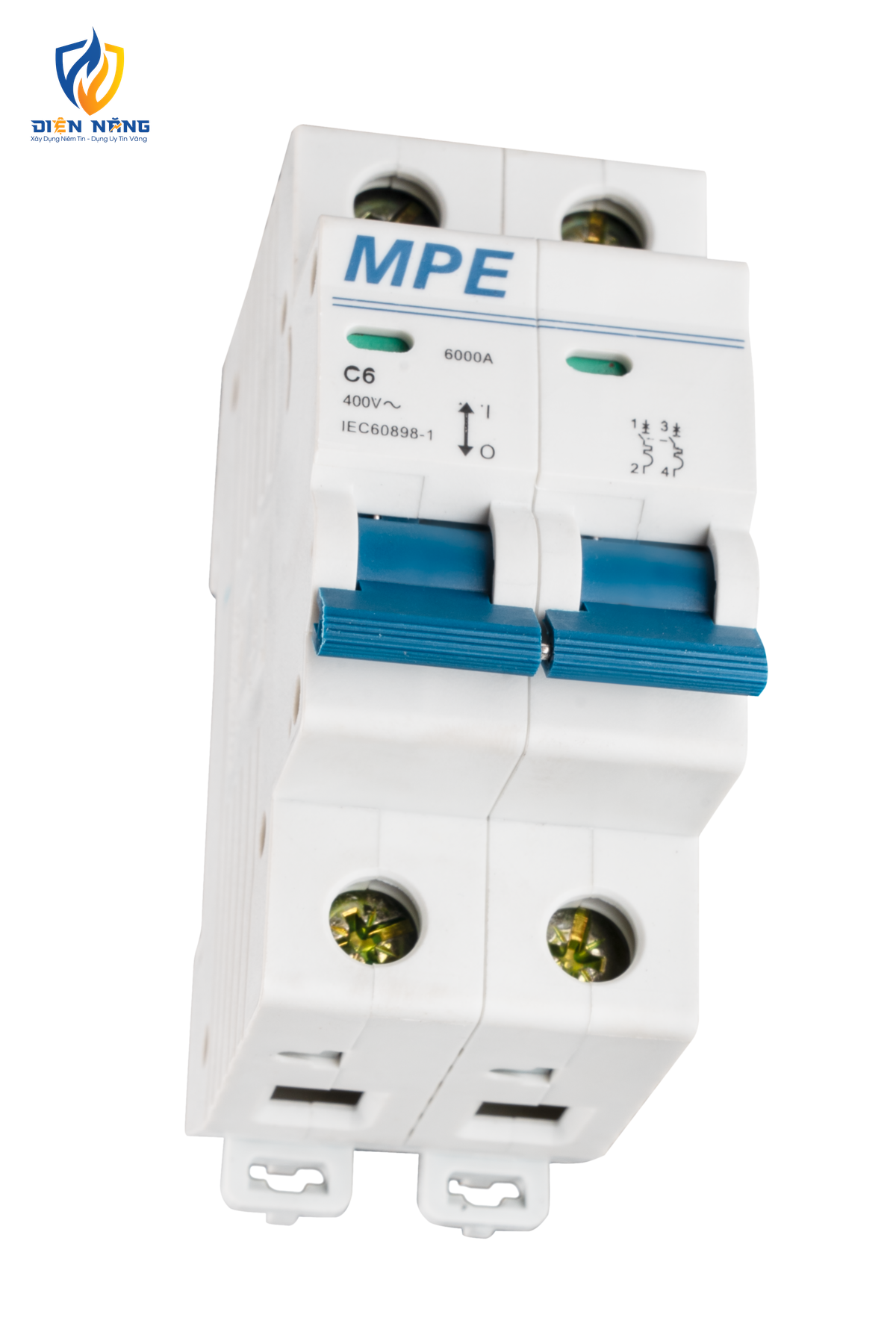 Cầu dao tự động MCB 2 cực, 6A, 6kA mã MP6-C206 - anh 3