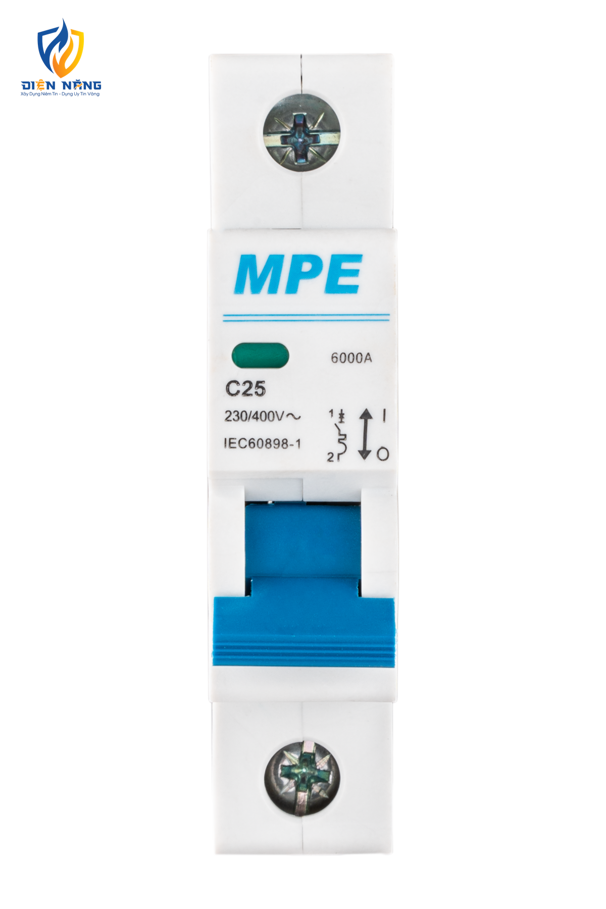 Cầu dao tự động MCB 1 cực, 25A, 6kA mã MP6-C125