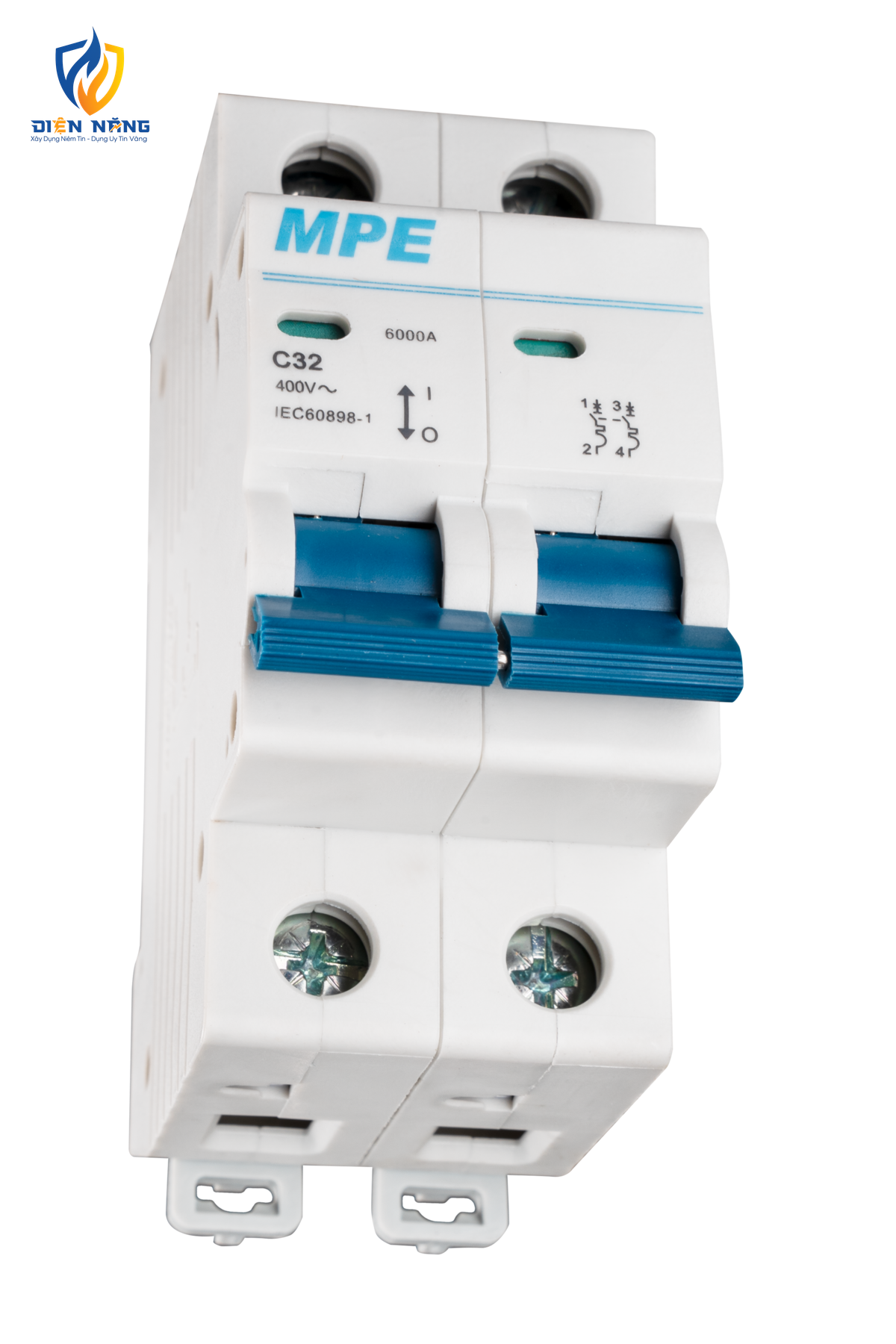 Cầu dao tự động MCB 2 cực, 32A, 6kA mã MP6-C232 - anh 3
