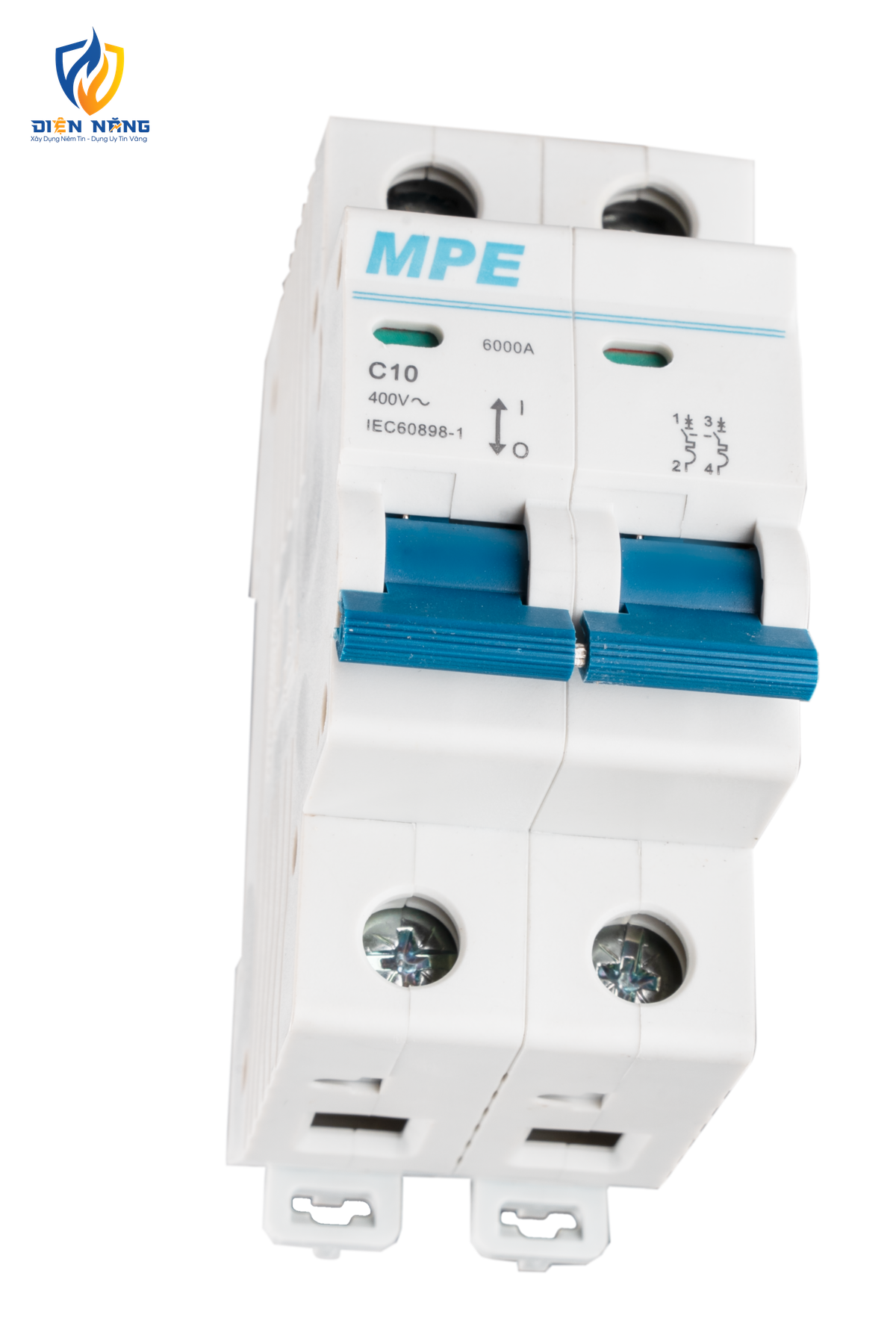 Cầu dao tự động MCB 2 cực, 10A, 6kA mã MP6-C210 - anh 2