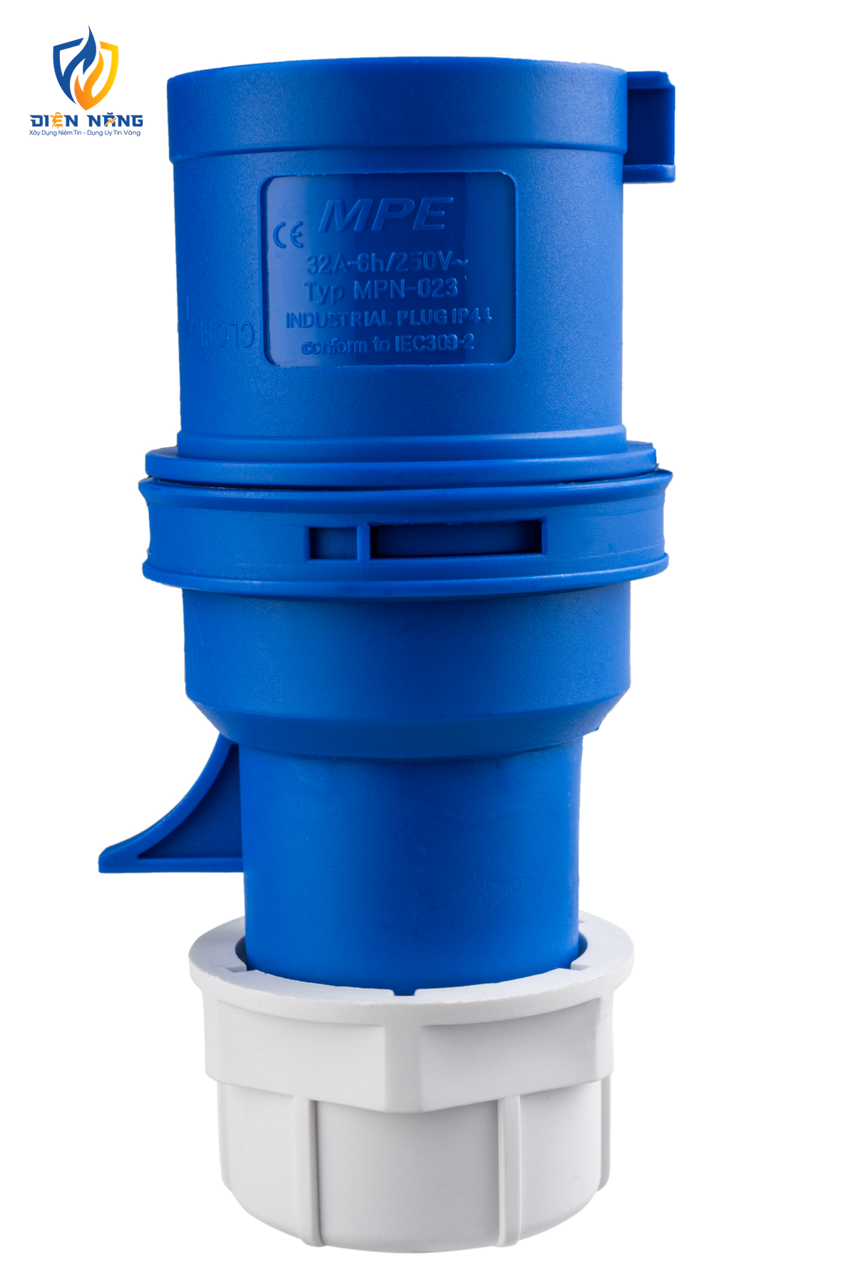 Phích cắm loại di động có kẹp giữ dây 3 cực, 32A, IP44 mã MPN-023 - anh 3