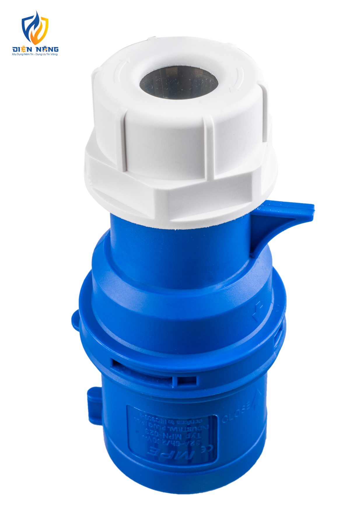 Phích cắm loại di động có kẹp giữ dây 3 cực, 32A, IP44 mã MPN-023 - anh 4