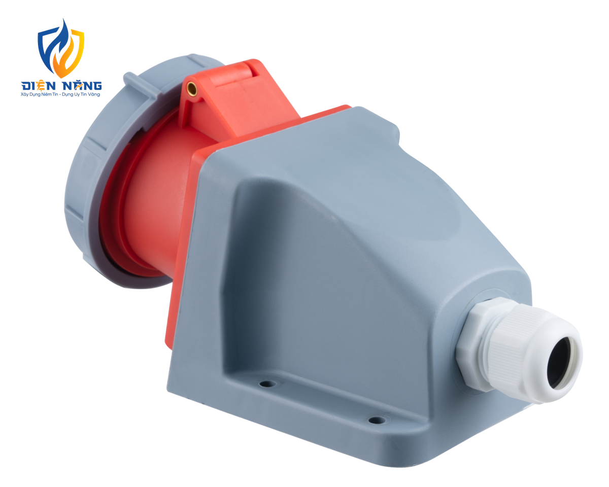 Ổ cắm cố định bắt trên tường 5 cực, 16A, IP67 mã MPN-1152 - anh 3