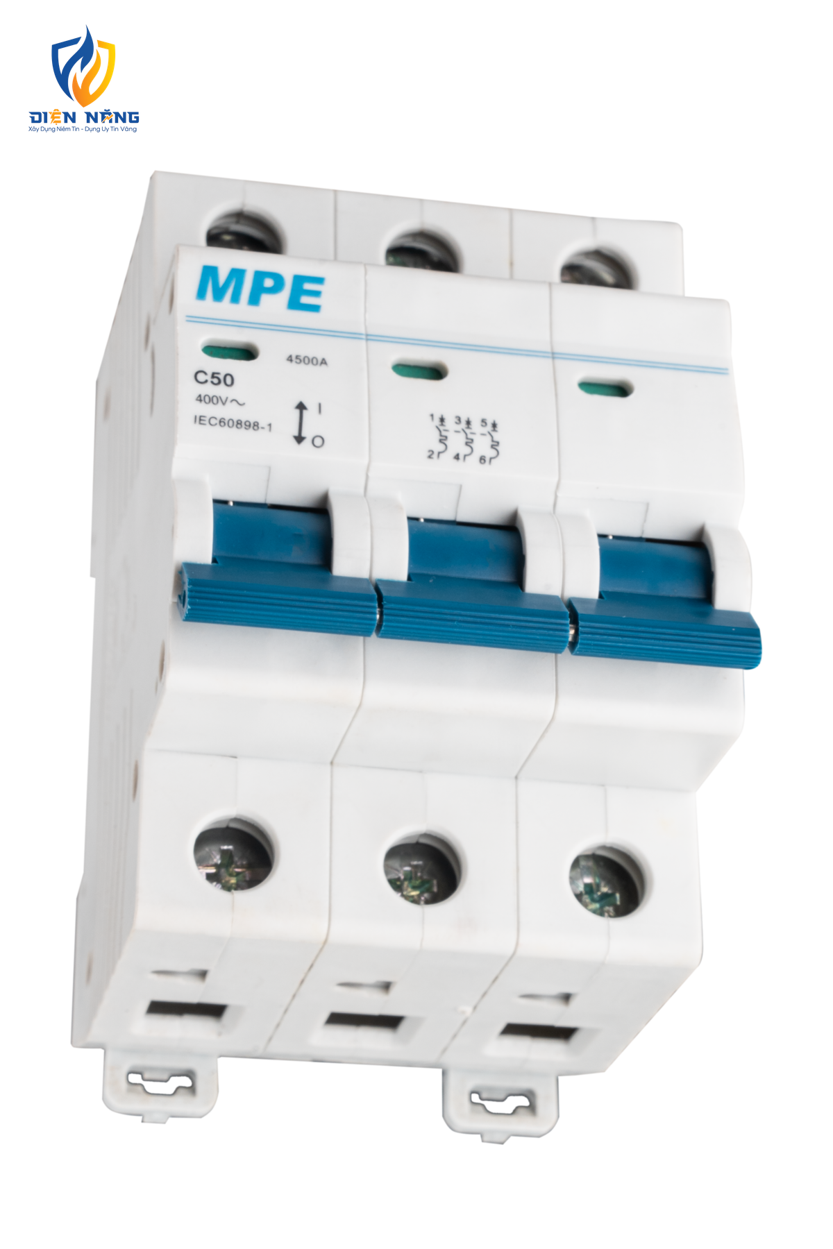 Cầu dao tự động MCB 3 cực, 50A, 6kA mã MP6-C350 - anh 3