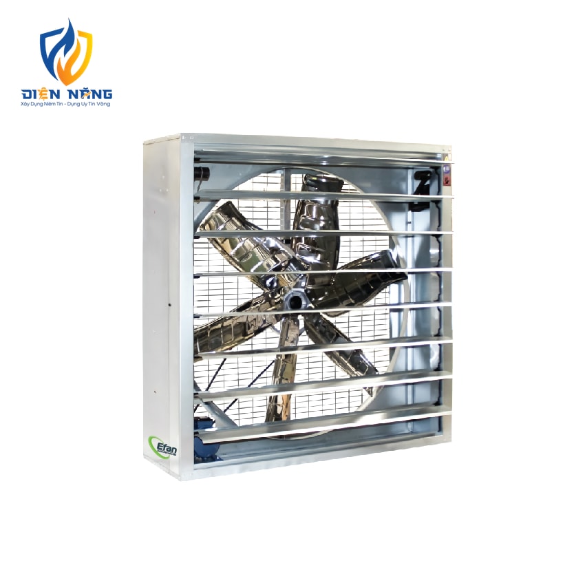 Quạt vuông thông gió truyền động gián tiếp EF – C