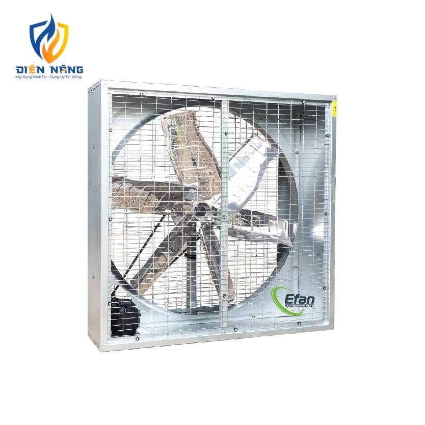 Quạt vuông thông gió gián tiếp hai mặt lưới EF- D