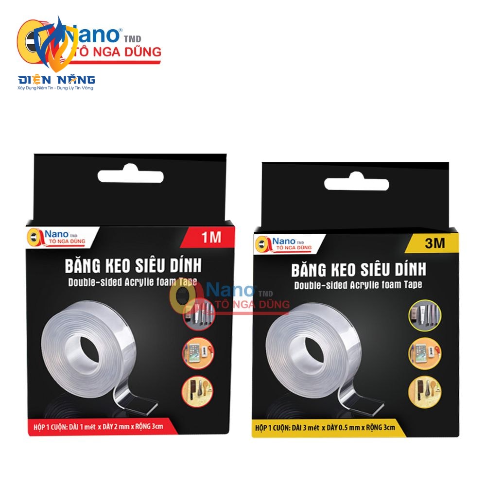 Băng Keo Siêu Dính Hai Mặt