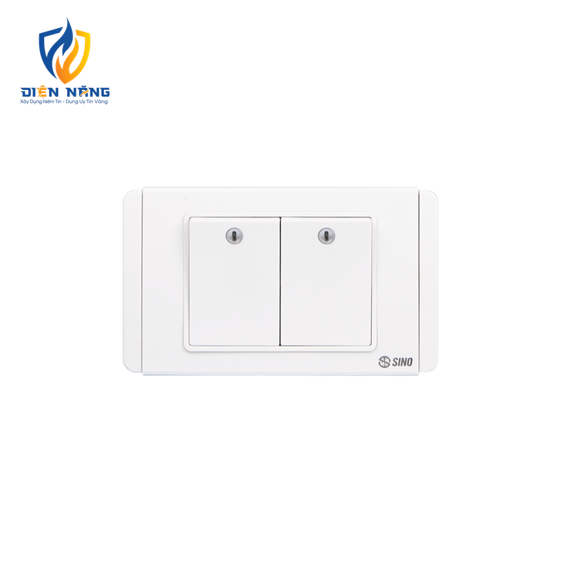 Công tắc phím lớn có đèn Led trắng S68DN2