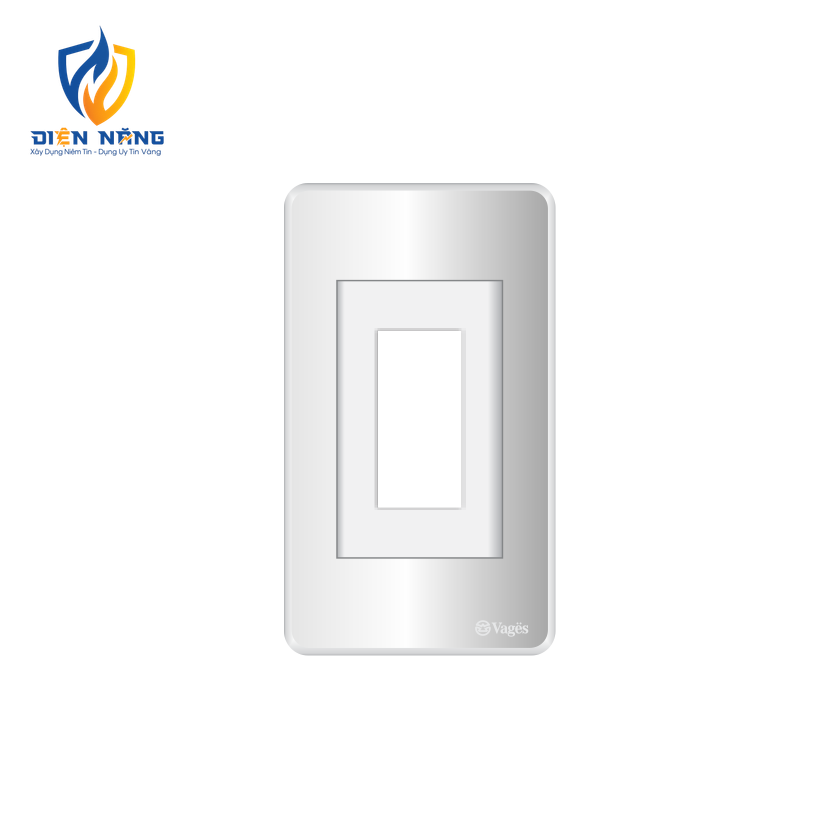 Mặt nhựa chứa 1 MCB kiểu M - VG121/M (Nhiều màu) - anh 2