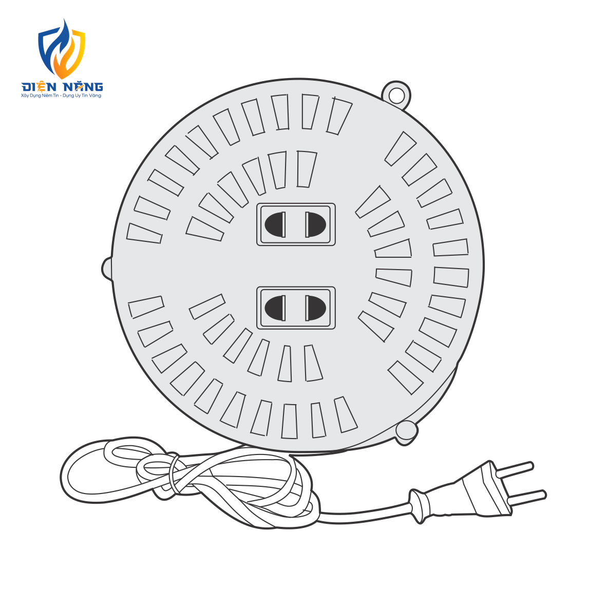 Biến áp đổi nguồn hạ áp 1 pha - anh 2
