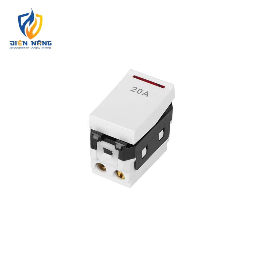 Công tắc 2 cực 20A có đèn báo S18HMD20/NS