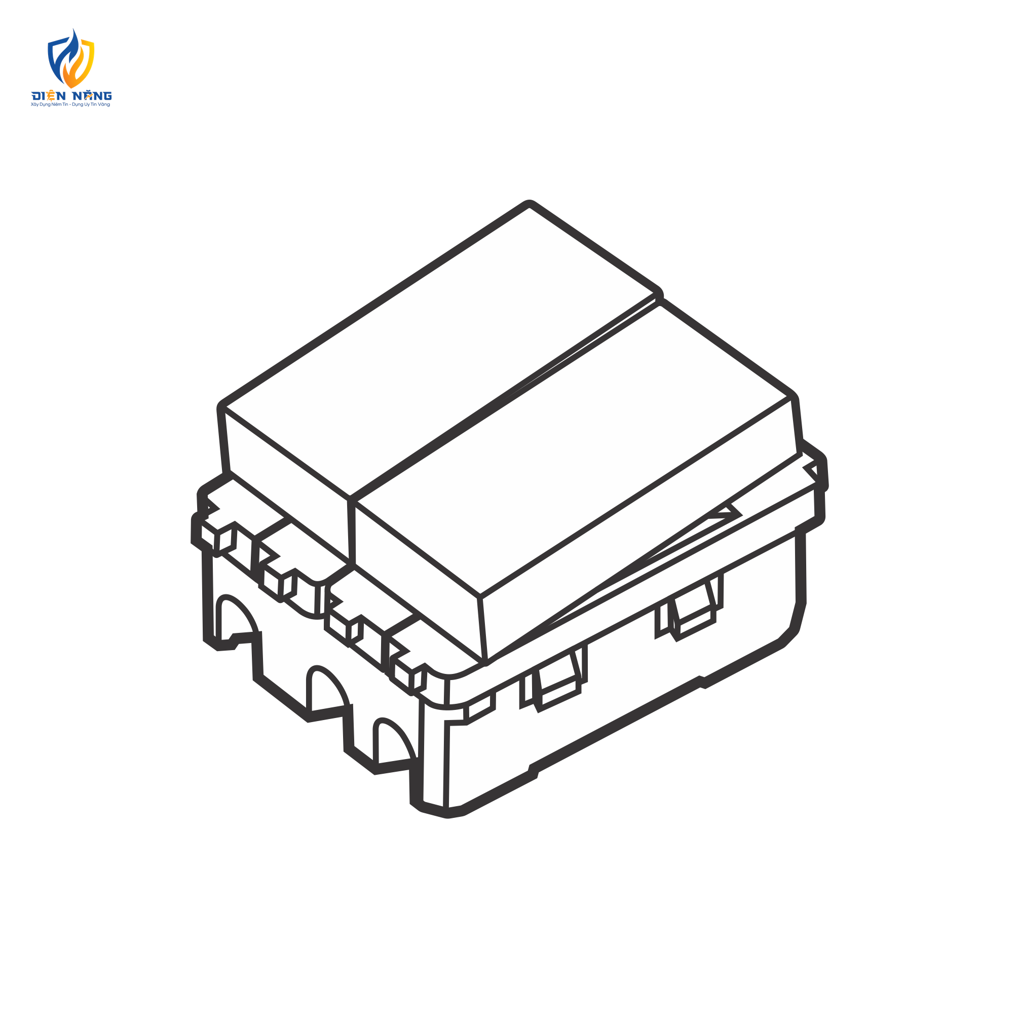 Công tắc kép cỡ trung 2 chiều S18HM/2
