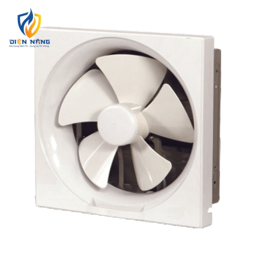 SSB25AS - Quạt thông gió gắn tường 2 chiều - Lá gió mở bằng công tắc