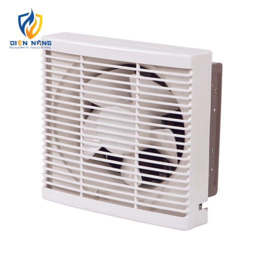 SSB20BS - Quạt thông gió gắn tường 2 chiều - Lá gió mở bằng công tắc - Loại có màn che
