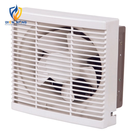 SSB30BS - Quạt thông gió gắn tường 2 chiều - Lá gió mở bằng công tắc - Loại có màn che