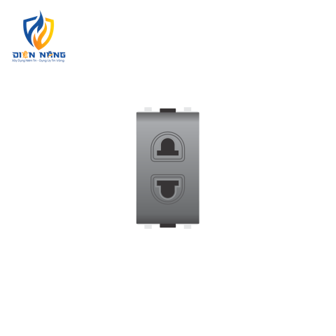 Ổ cắm 2 chấu có màn che 16A - VGU (Nhiều màu) - anh 2