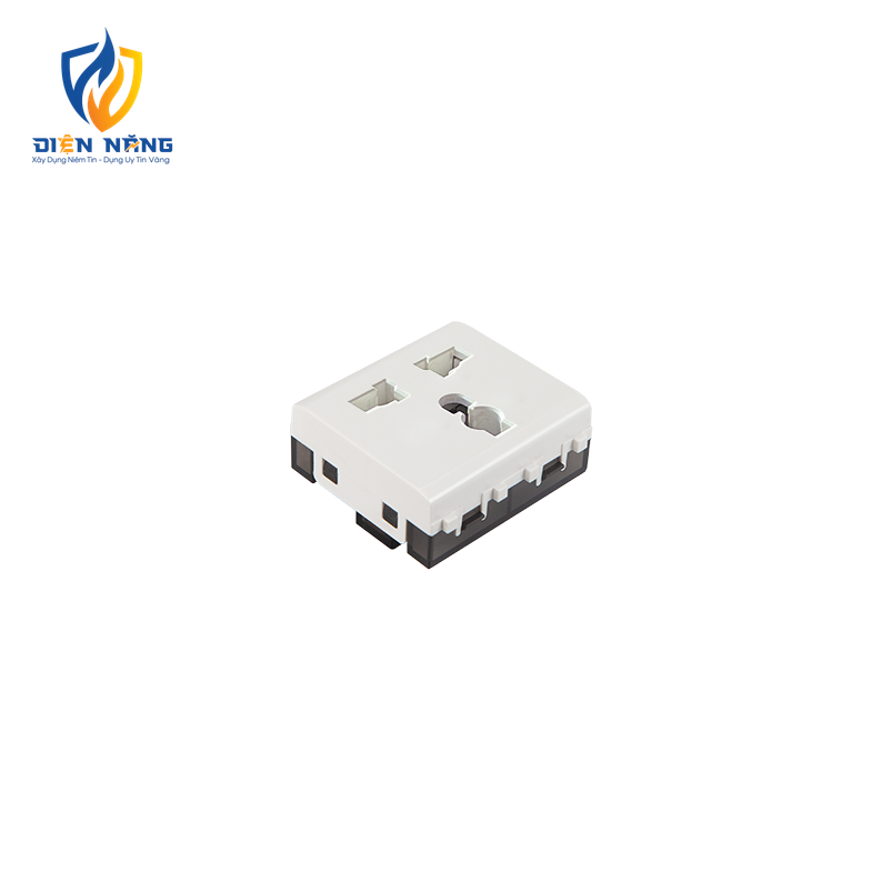 Ổ cắm đa năng dọc có màn che 16A - anh 2