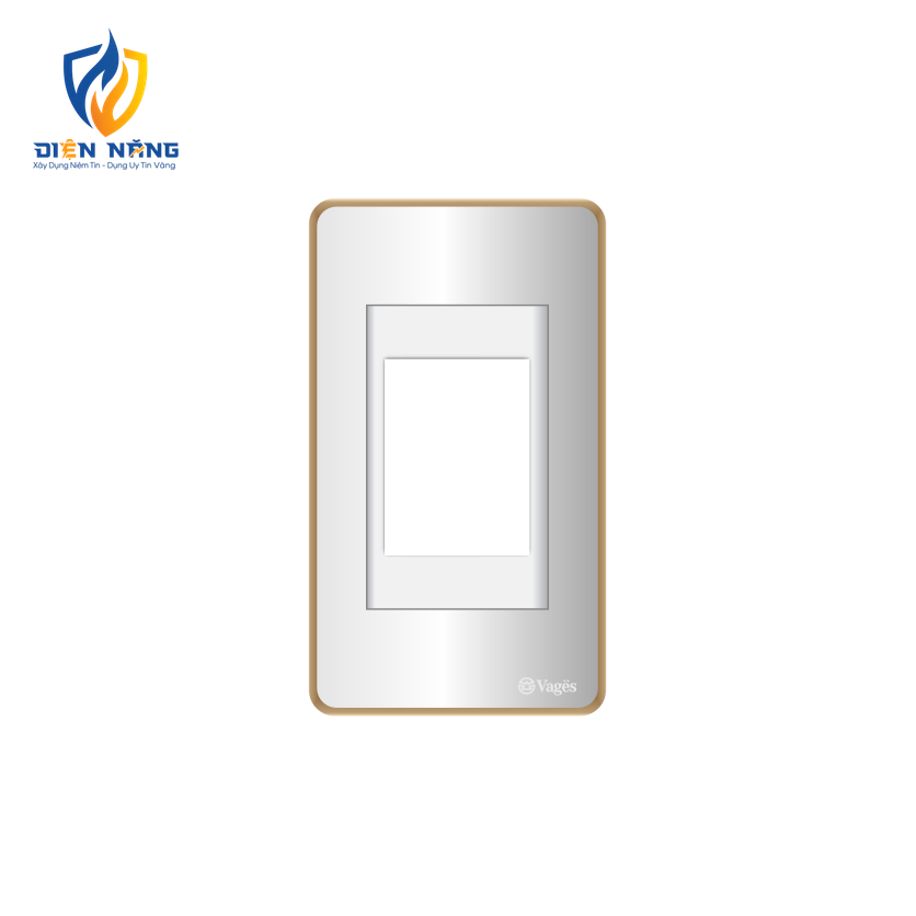 Mặt nhựa chứa 2 MCB kiều M - VG122/M (Nhiều màu) - anh 2