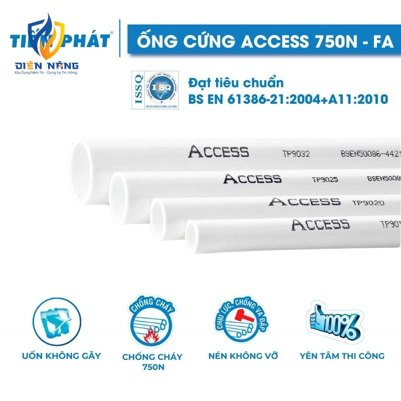 Ống Cứng PVC Access – Chịu Lực Nén 750N