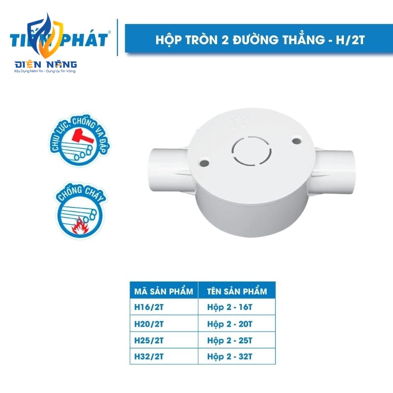 Hộp Tròn 2 Đường Thẳng
