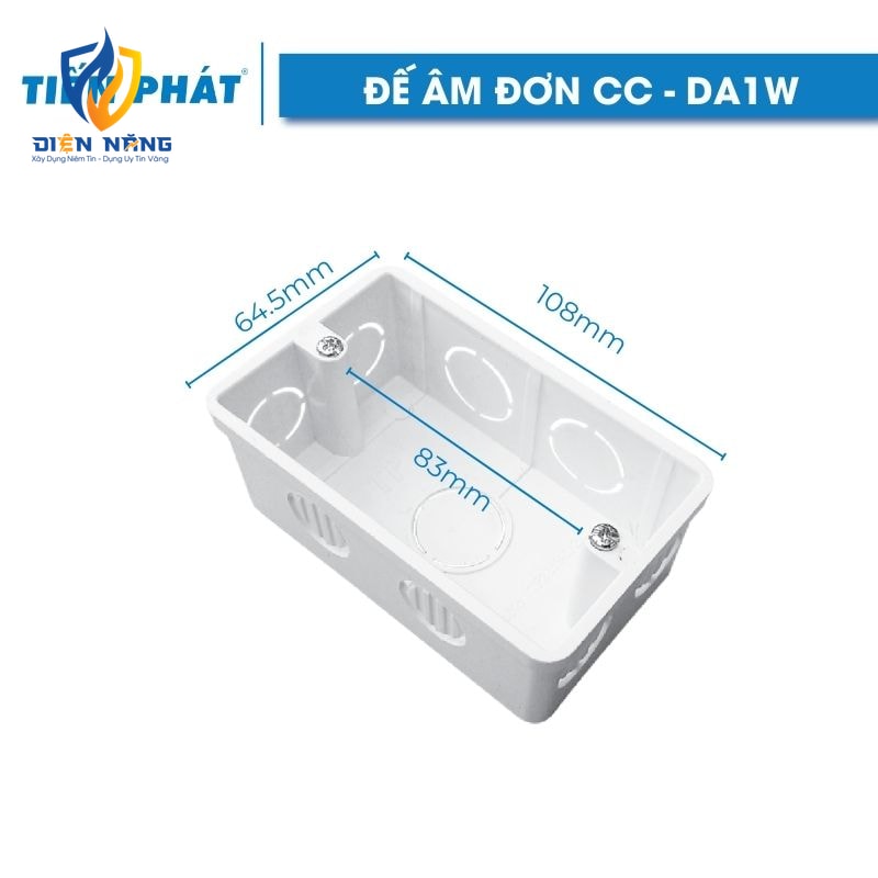 Đế âm đơn CC – DA1W