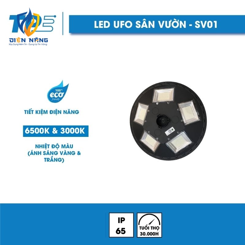 Led UFO sân vườn