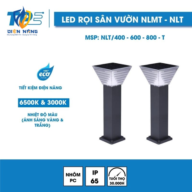 Đèn Led Trụ Sân Vườn NLMT