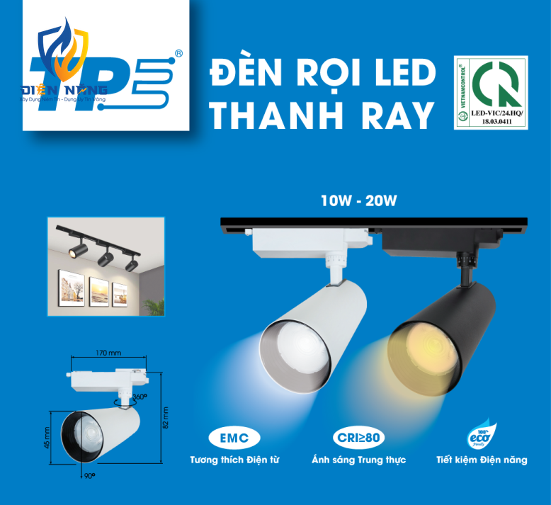 ĐÈN RỌI LED THANH RAY TPE - anh 2