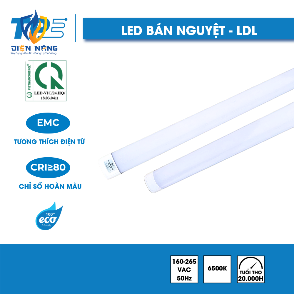 ĐÈN LED BÁN NGUYỆT TPE