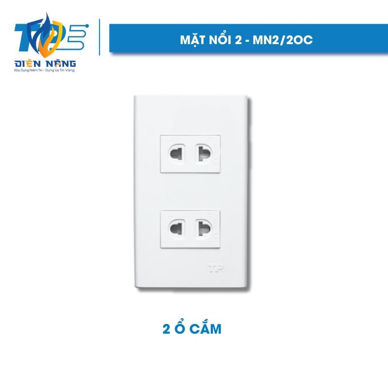 Mặt nổi 2, 2 ổ cắm