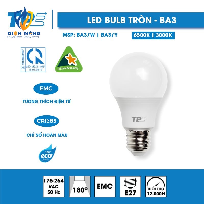 LED BULB TRÒN