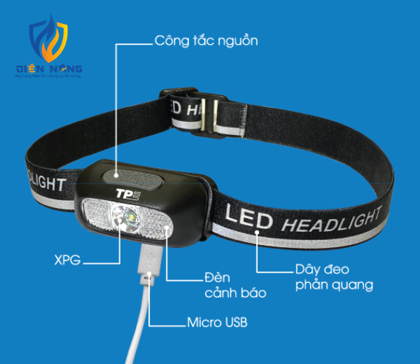 Đèn Pin Đội Đầu TPE - anh 3