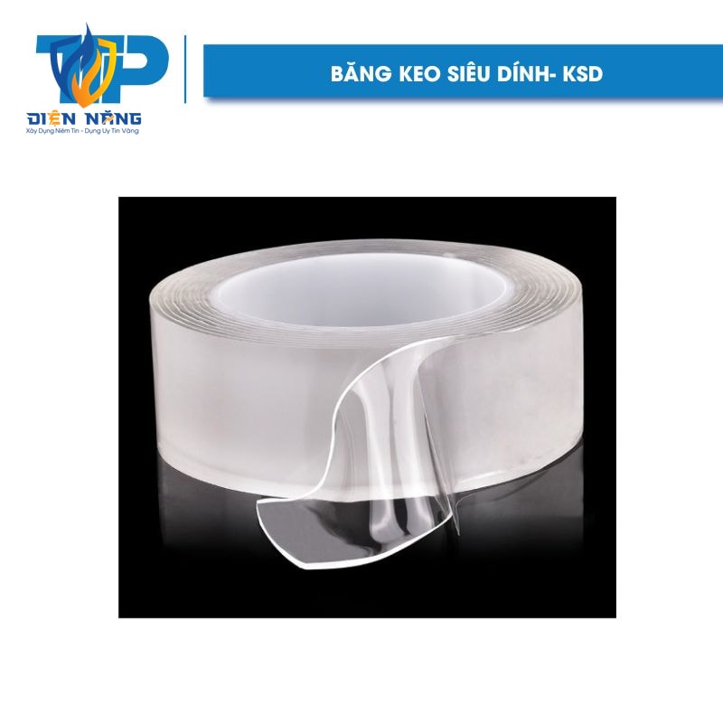 TPE Băng Keo Siêu Dính 2 Mặt Trong Suốt