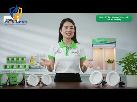 Đèn led âm trần Diamond mặt Sâu - anh 2