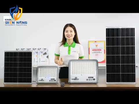 Đèn pha led năng lượng mặt trời KINGECO - anh 2