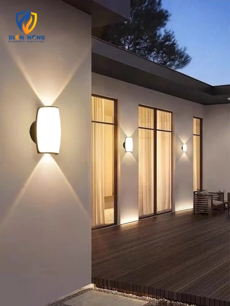Đèn led gắn tường ngoài trời 0262 - anh 7