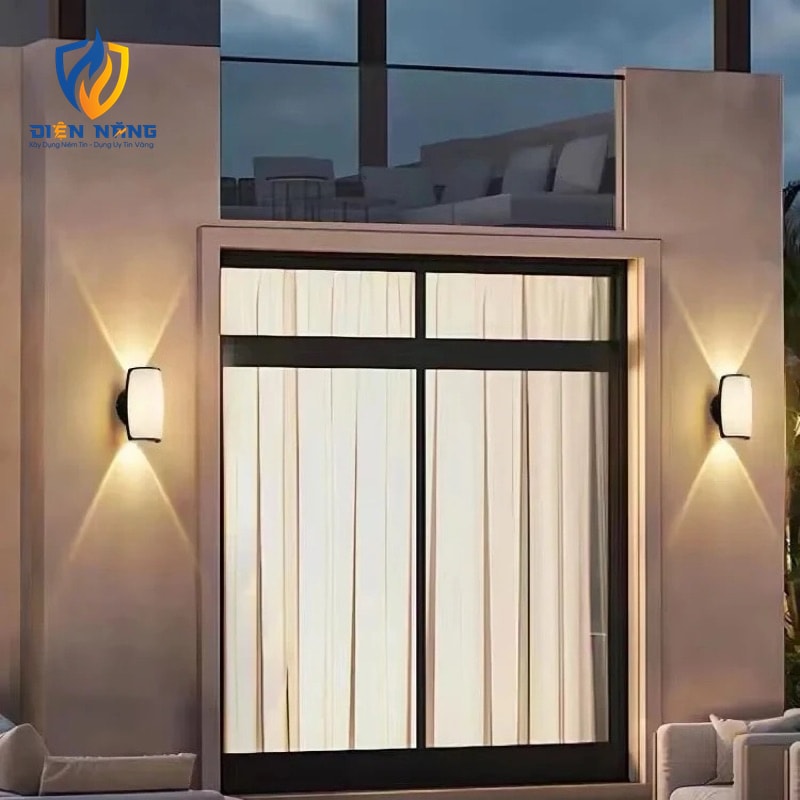Đèn led gắn tường ngoài trời 0262 - anh 6