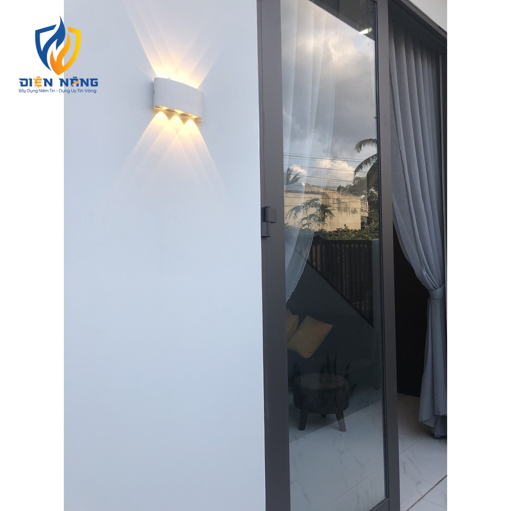 Đèn led gắn tường ngoài trời 8031 - anh 5
