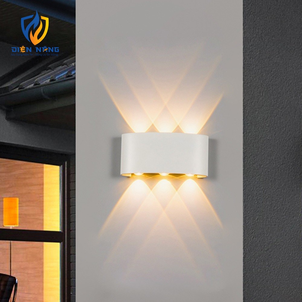 Đèn led gắn tường ngoài trời 8031 - anh 6
