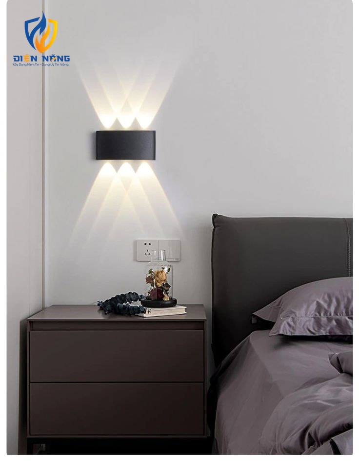 Đèn led gắn tường ngoài trời 8031 - anh 3