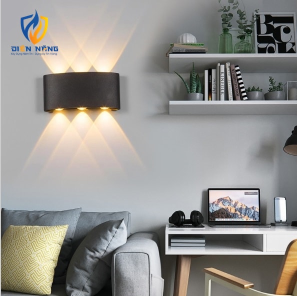 Đèn led gắn tường ngoài trời 8031 - anh 4