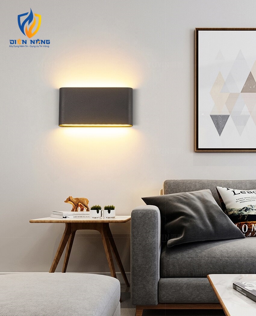 Đèn led gắn tường ngoài trời 8011S - anh 2