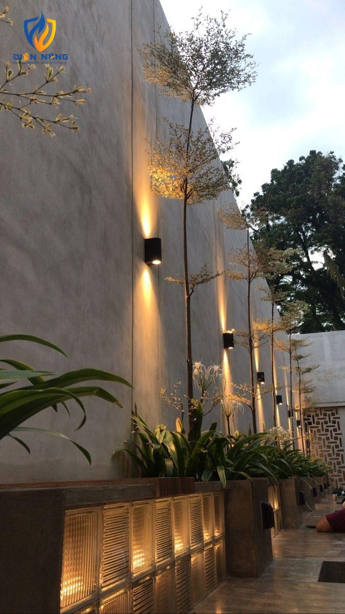 Đèn led gắn tường ngoài trời 0149 - anh 5