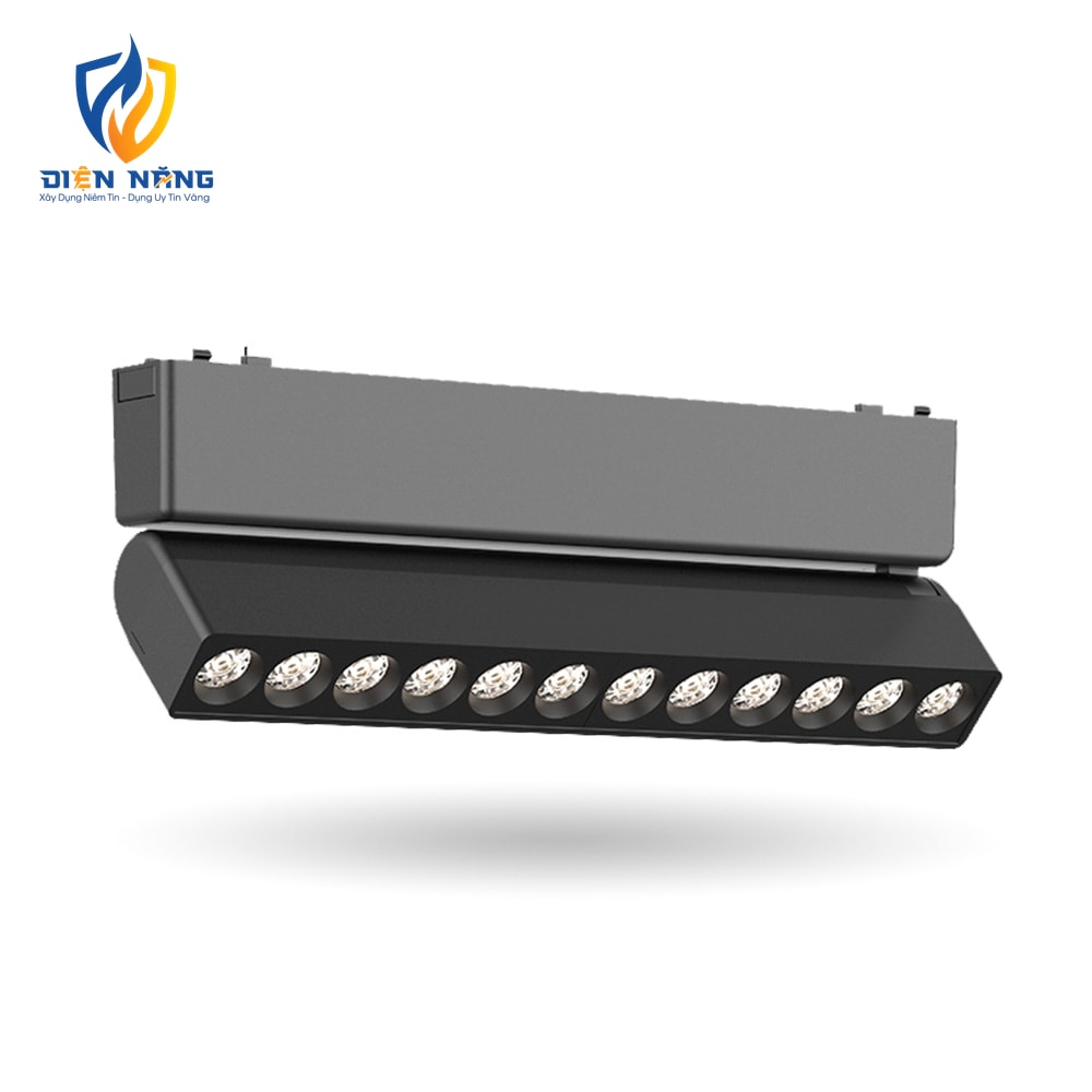 Đèn led ray nam châm siêu mỏng chiếu rọi xoay