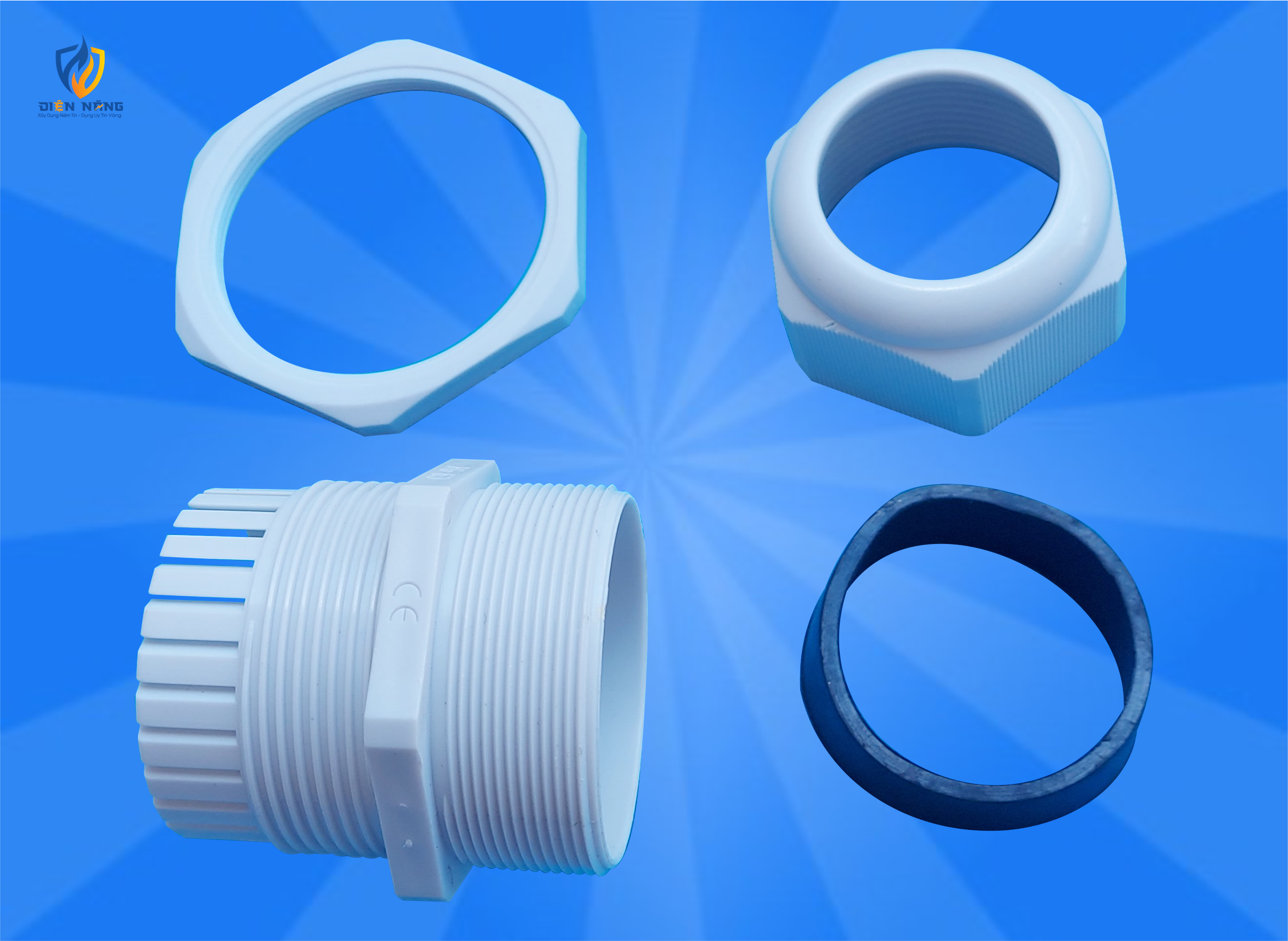 Ốc siết cáp nhựa PG