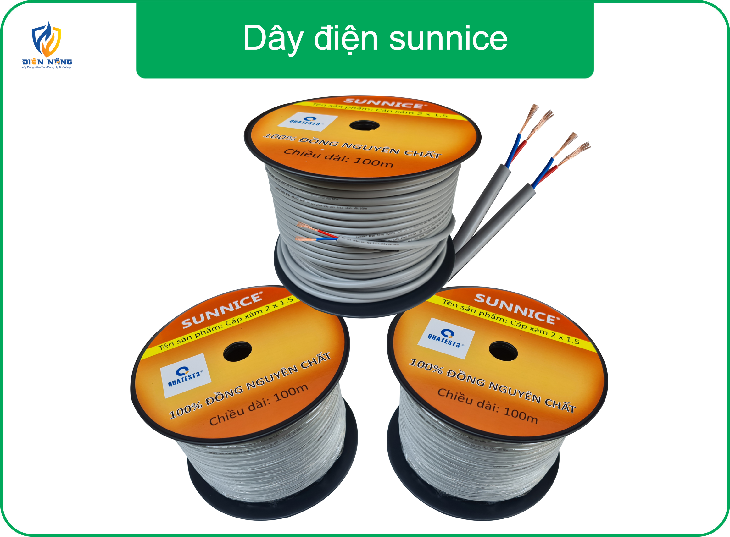 Dây điện 2 x 1.5