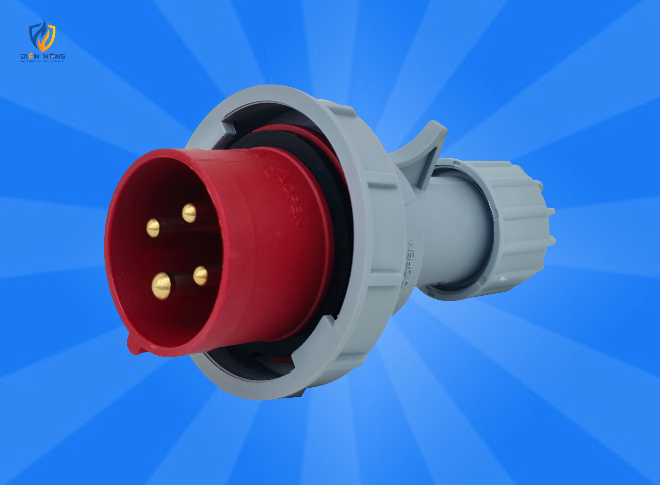 Phích cắm công nghiệp kín nước IP67 4Fa -16A và 32A
