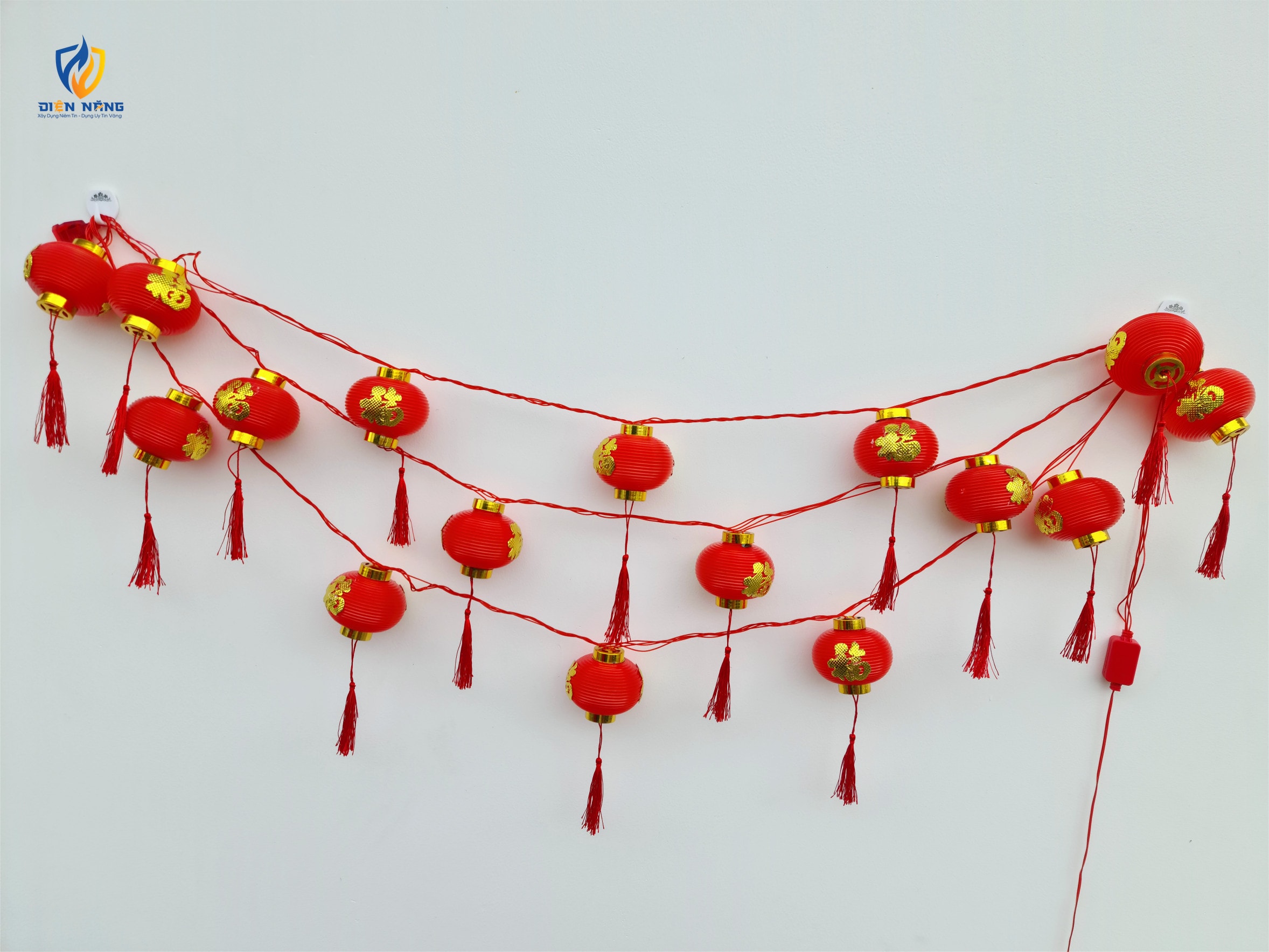 Dây đèn lồng 16 bóng - anh 2