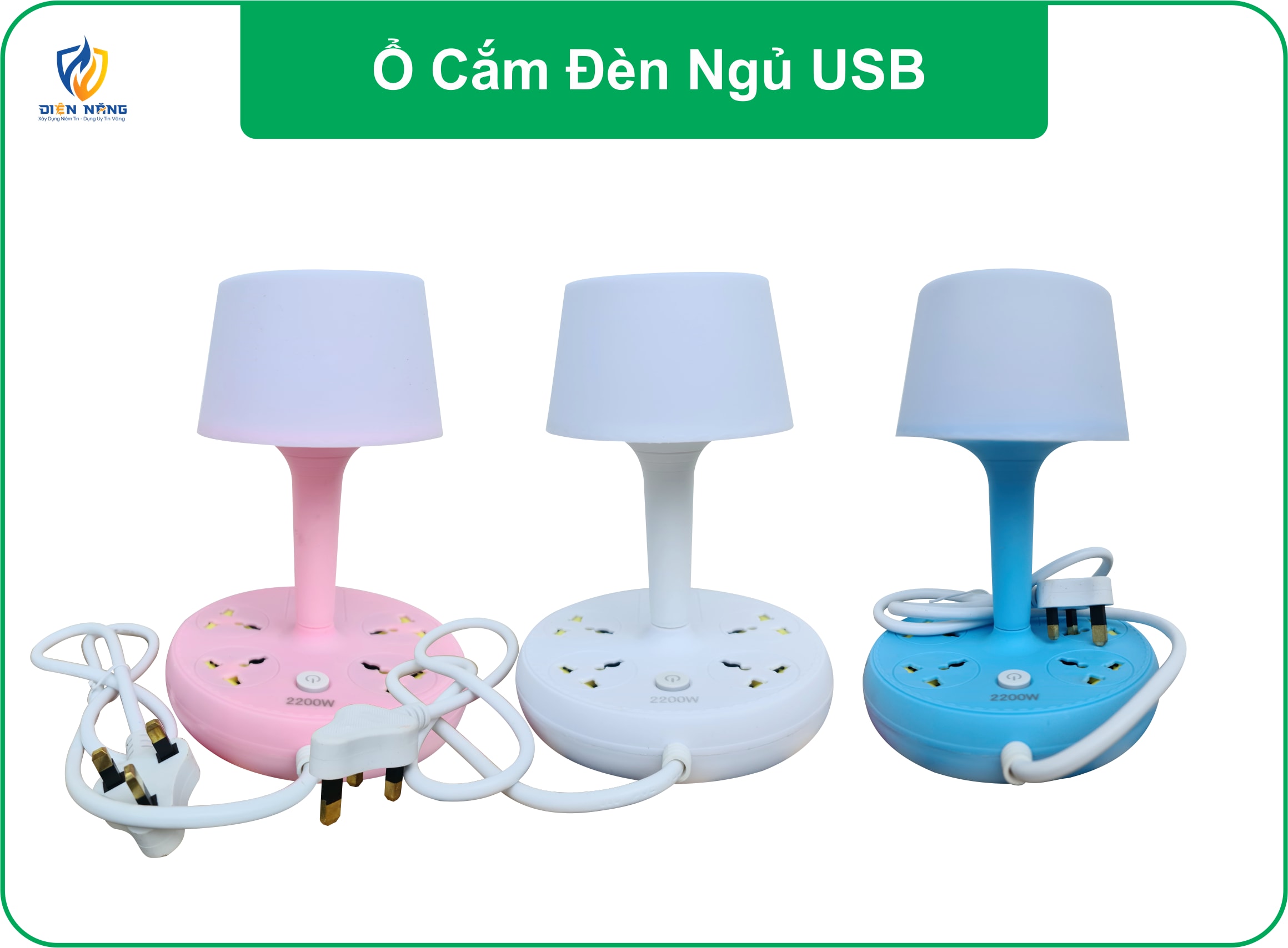 Ổ cắm đèn ngủ USB